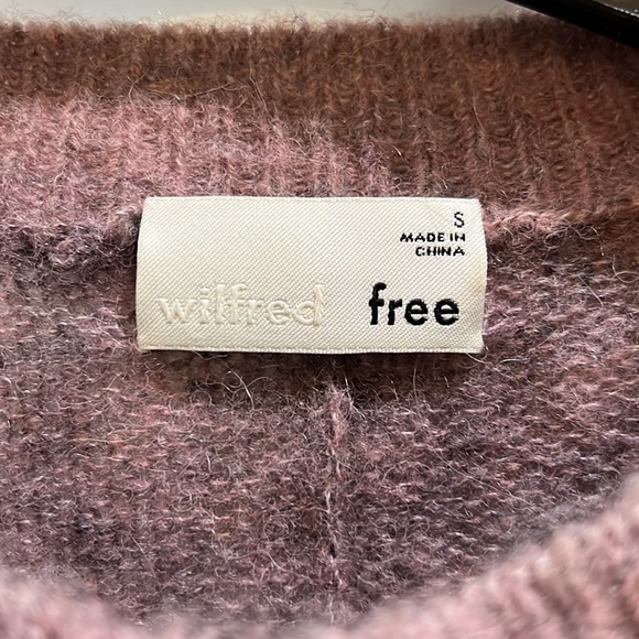 Aritzia Wilfred Free sweater crop size small - Picture 3 of 4